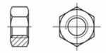 Гайка М 8 х 1 * 10.0 DIN 934 оц. (1000шт.)