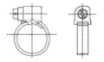 Хомут Либро МХ 10-16 W2 (нерж лента)